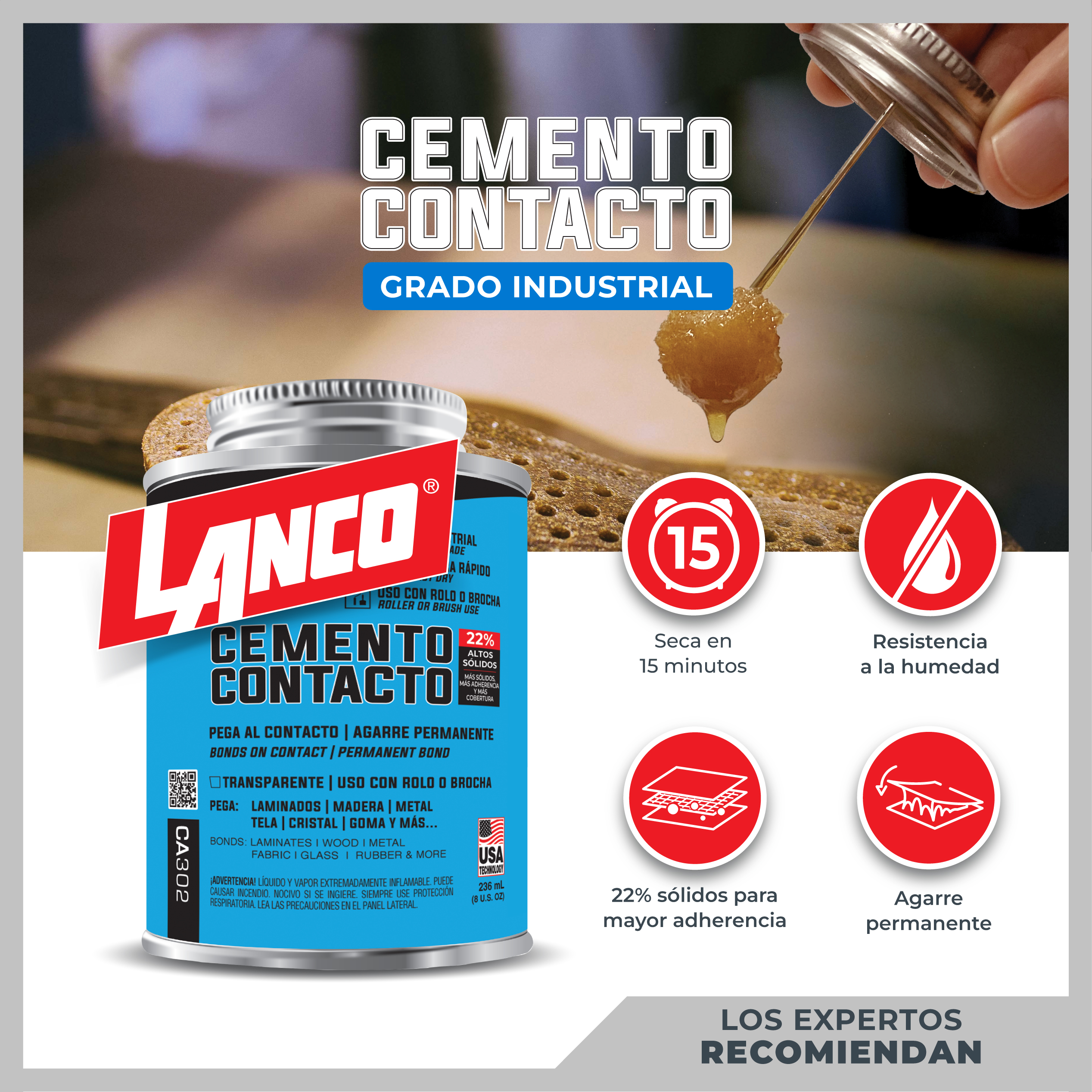 Cemento Contacto grado industrial- Lanco - Image 2