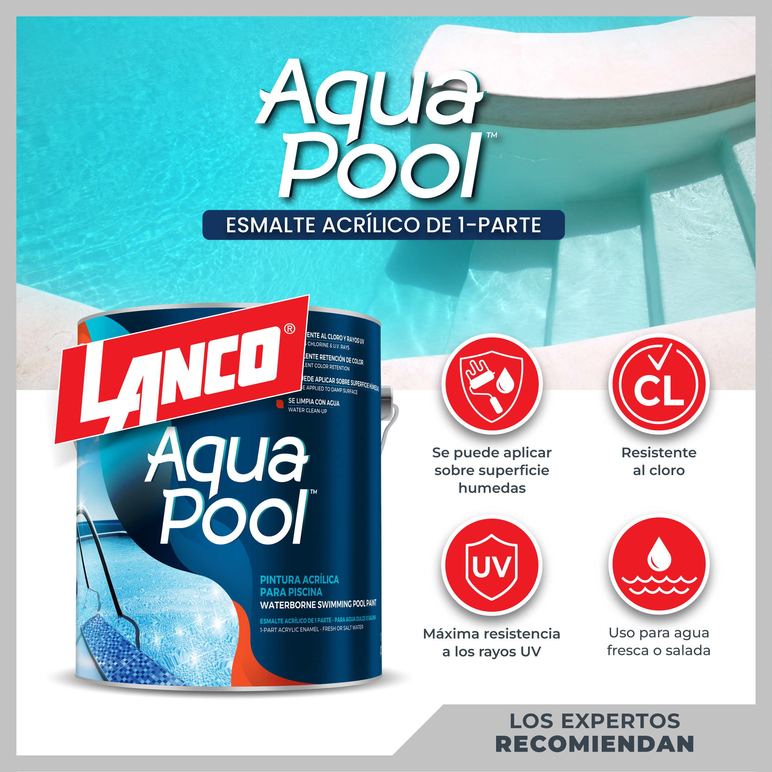 Pintura Aqua Pool - Lanco - Image 2