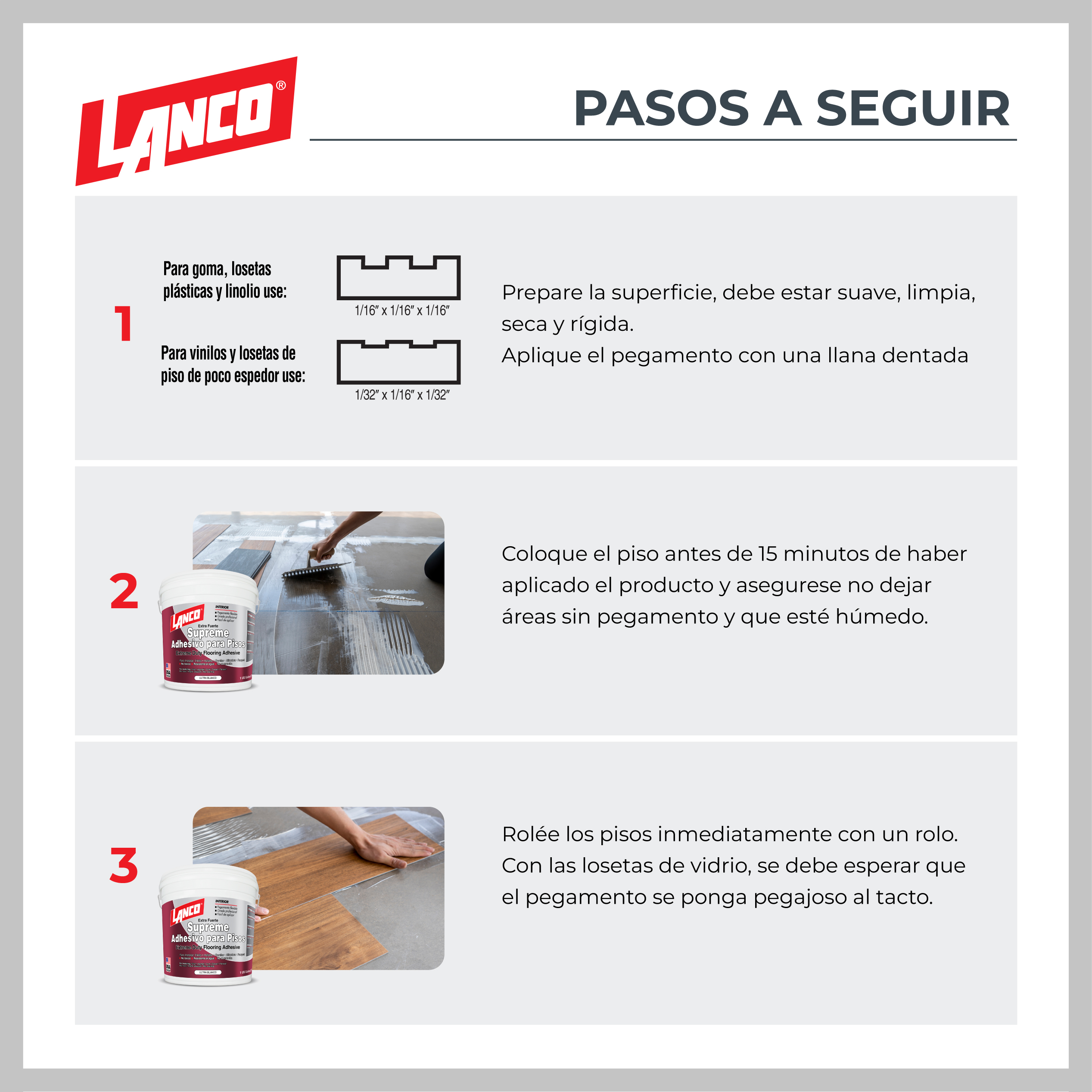 Pegamento Multiuso para pisos Supreme - Lanco - Image 4