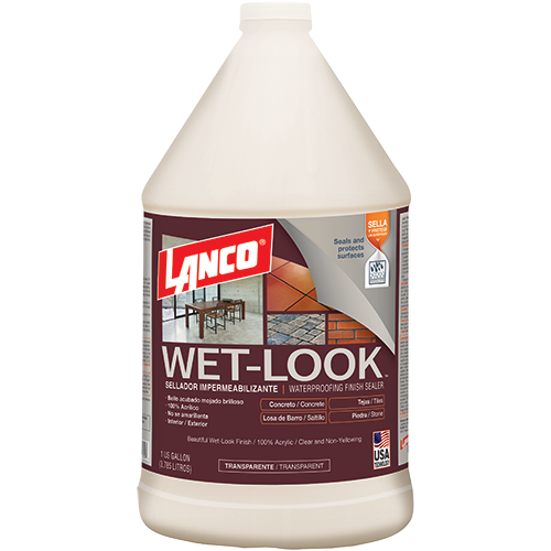 Pinturas Lanco Xela - El impermeabilizante transparente Wet-Look®️ mejora  el color de tus tejas y ladrillos, mientras que también proporciona un  sellador claro protector que resiste la intemperie y evita el paso