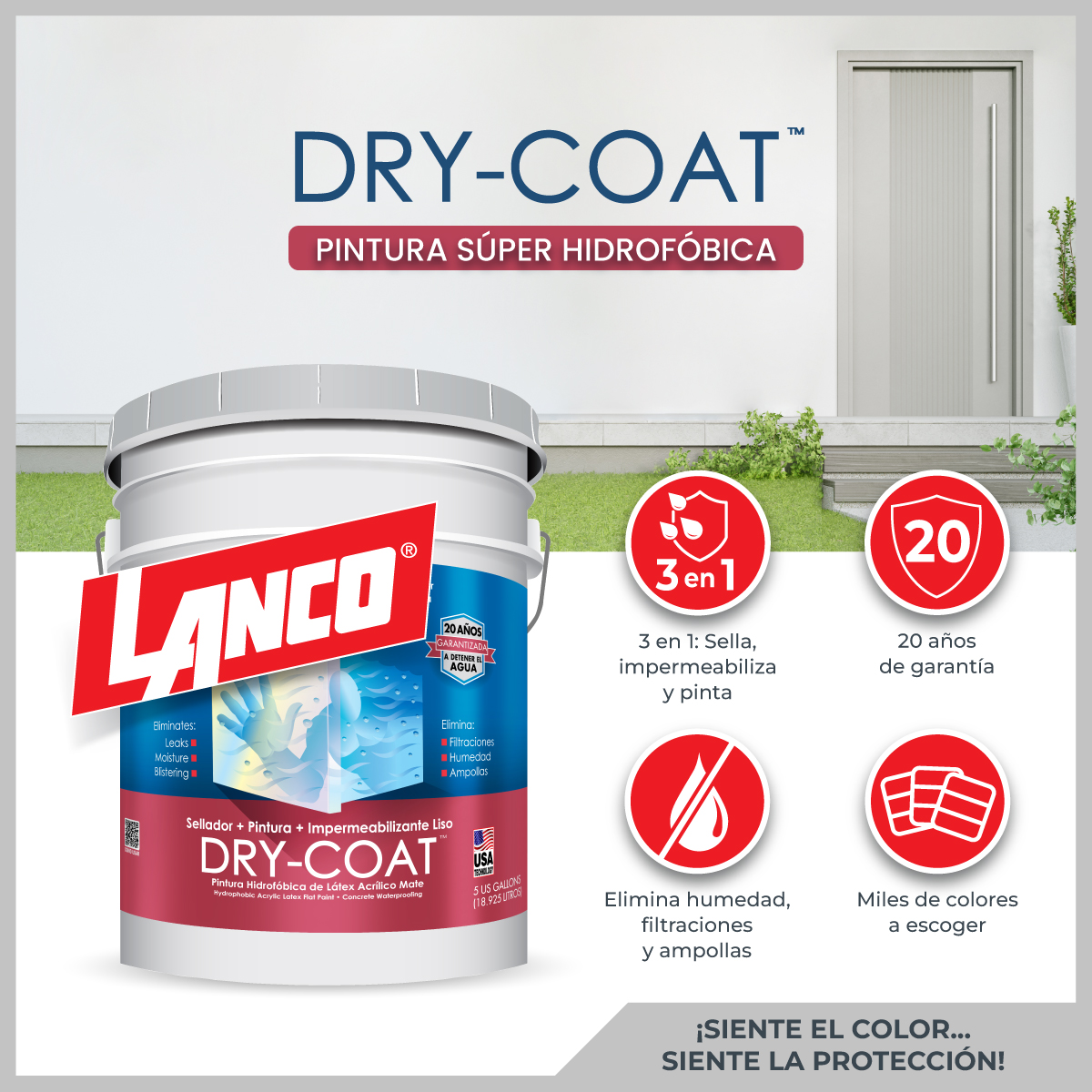 Pintura Impermeabilizante y Sellador: DRY COAT de Lanco