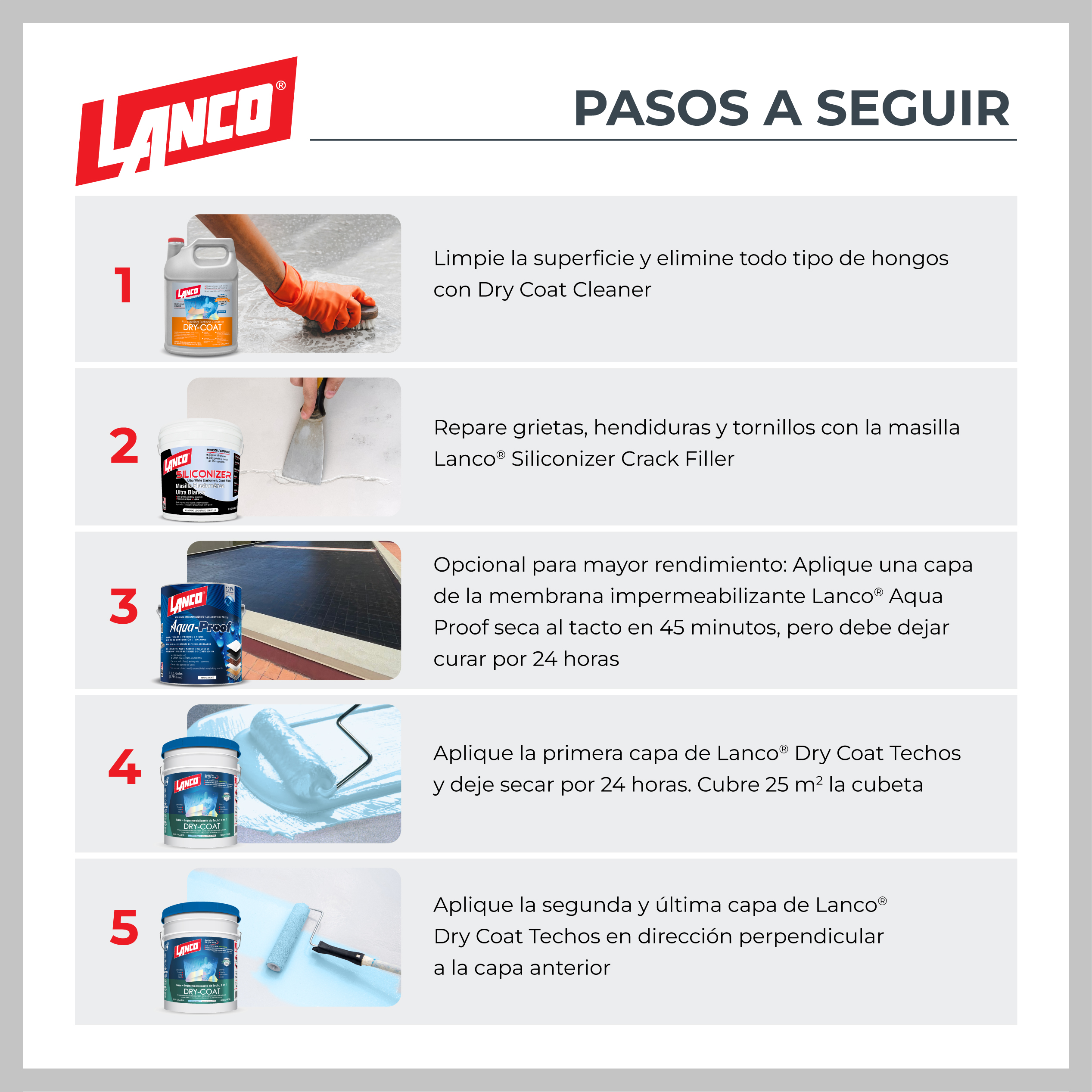 Sellador Dry Coat para Techo 2 en 1 - Lanco - Image 4
